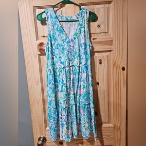 Lilly Pulitzer Multicolor Dress Womens Size M